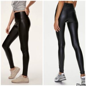 Wilfred Free Daria Pant Black Small Vegan Leather Leggings